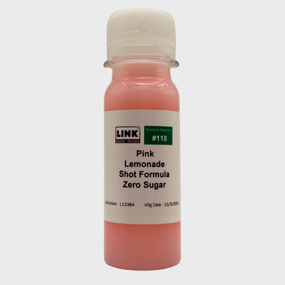 Pink Lemonade Shot Zero Calorie Formula #118