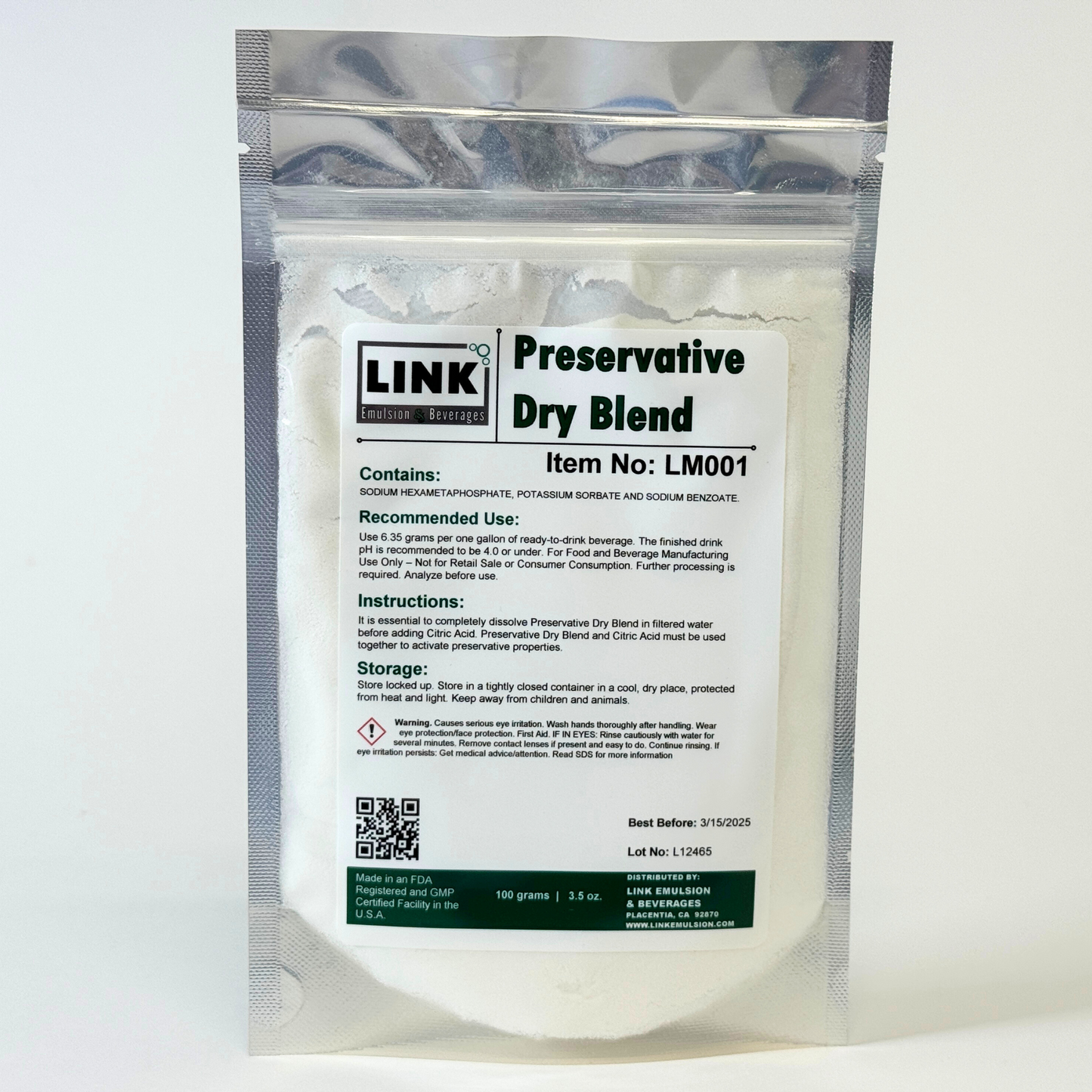 Preservative Dry Blend - LM001