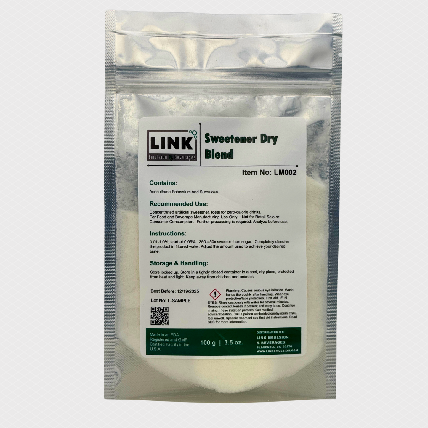 Sweetener Dry Blend - LM002